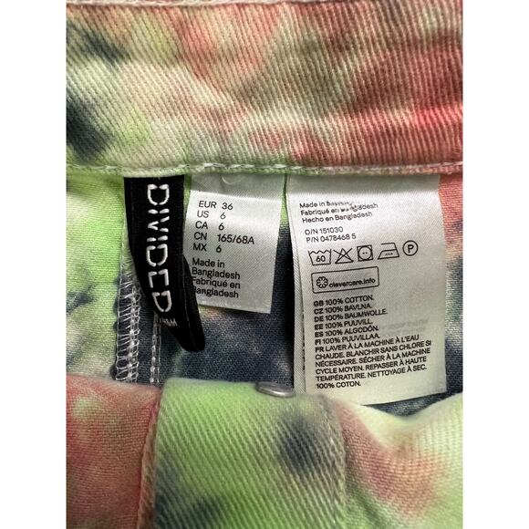 Divided by H&M Tie Dye Jean Skirt - Picture 2 of 5